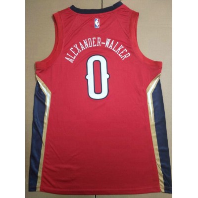 Maglia NBA 0 Alexander-walker Pelicans Rosso