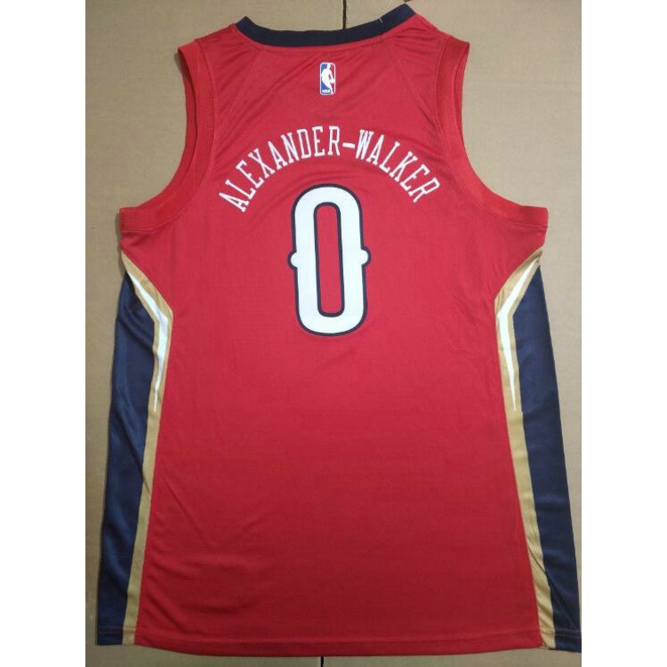 Maglia NBA 0 Alexander-walker Pelicans Rosso