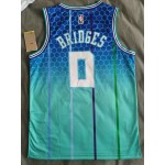 Maglia #0 Bridges Hornets 75th Anniversary Stampato