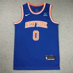 Maglia #0 Divincenzo Knicks Blu Ricamato