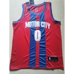 Maglia #0 Drummond Pistons 19-20 City Ricamato