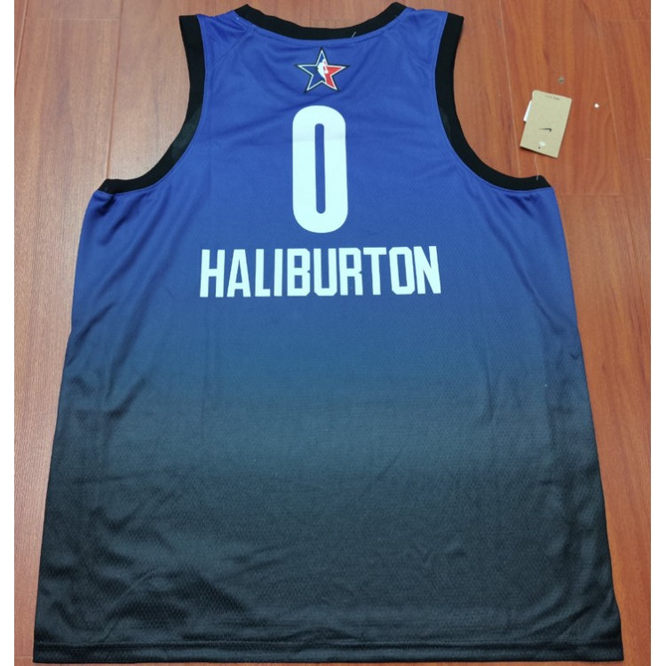 Maglia #0 Haliburton 2023 Nba all stars game Team Lebron Blu