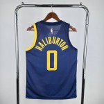 Maglia #0 Haliburton Indiana Pacers 18-19 city Blu Stampato