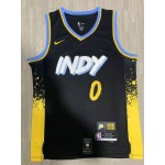 Maglia #0 Haliburton Indiana Pacers 2023-24 city Ricamato