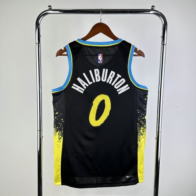 Maglia #0 Haliburton Indiana Pacers 23-24 city Stampato