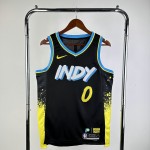 Maglia #0 Haliburton Indiana Pacers 23-24 city Stampato