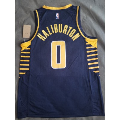 Maglia #0 Haliburton Indiana Pacers Blu