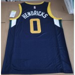 Maglia NBA 0 Hendricks Utah Jazz Blu