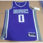 Maglia NBA 0 Monk Sacramento Kings Viola