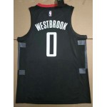 Maglia NBA 0 Russell Westbrook Rockets Nero