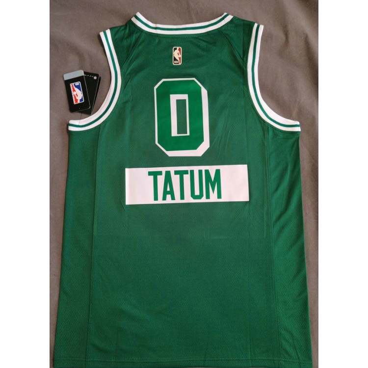 Maglia #0 Tatum 75th Anniversary Diamond Verde