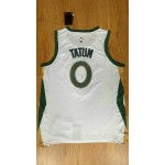 Maglia #0 Tatum Boston Celtics 23-24 city Bianco Ricamato