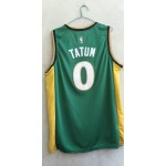 Maglia #0 Tatum Celtics 22-23 Verde Ricamato