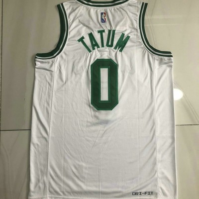 Maglia #0 Tatum Celtics 75th anniversary Autentico Bianco