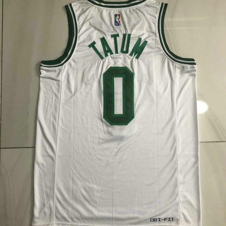 Maglia #0 Tatum Celtics 75th anniversary Autentico Bianco