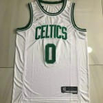 Maglia #0 Tatum Celtics 75th anniversary Autentico Bianco