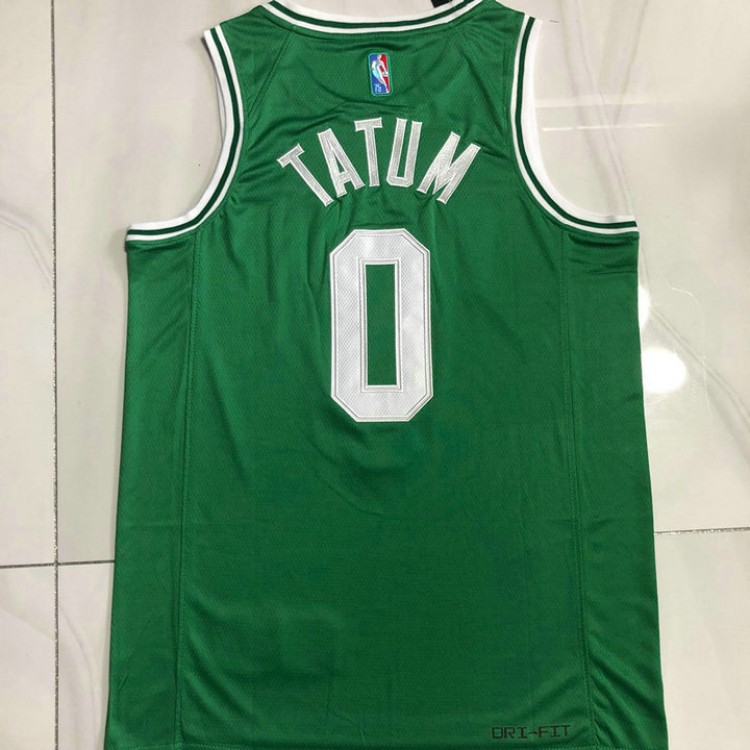 Maglia #0 Tatum Celtics 75th anniversary Autentico Verde