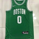 Maglia #0 Tatum Celtics 75th anniversary Autentico Verde