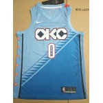 Maglia NBA 0 Westbrook 2019 OKC Thunder city