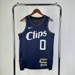 Maglia NBA 0 Westbrook Clippers 23-24 city Stampato