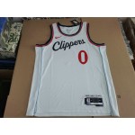 Maglia NBA 0 Westbrook Los Angeles Clippers 2024-25 Bianco