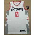 Maglia NBA 0 Westbrook Rockets 19-20 City Bianco Stampato