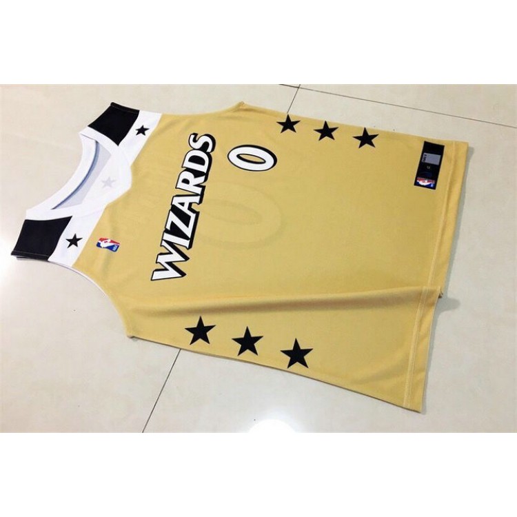 Maglia #0 gilbert arenas wizards Oro Stampa