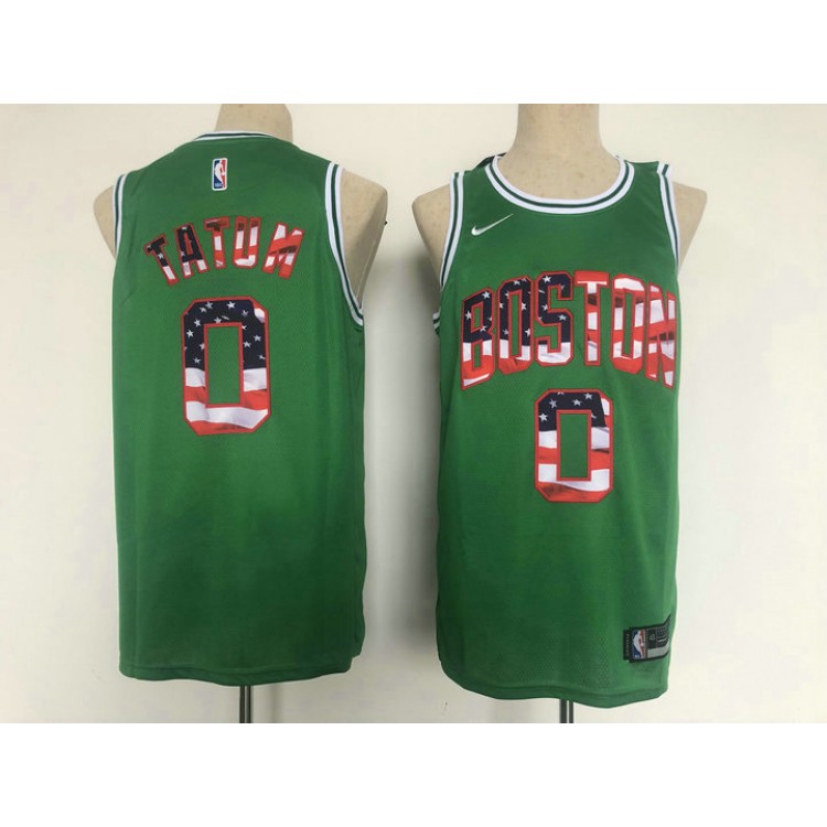 Maglia #0 jayson tatum Celtics 2022 4th of july Verde