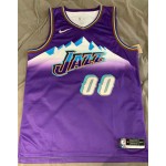 Maglia NBA 00 Clarkson Jazz Retro Viola