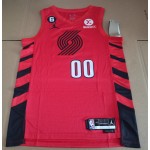 Maglia NBA 00 Henderson Blazers 22-23 statement Rosso