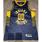 Maglia #00 Mathurin Indiana Pacers 22-23 Blu Stampato