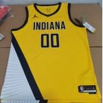 Maglia #00 Mathurin Pacers 22-23 Giallo Stampato