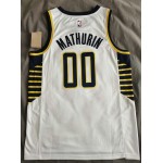 Maglia #00 Mathurin Pacers Bianco