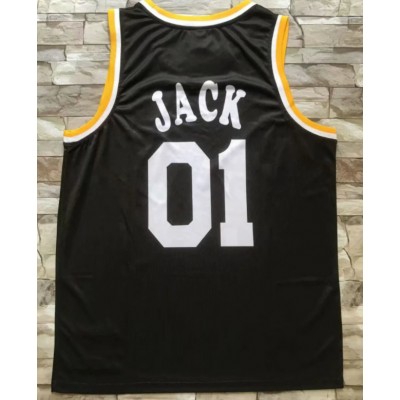 Maglia NBA 01 Jack Hoston rockets Nero Stampato