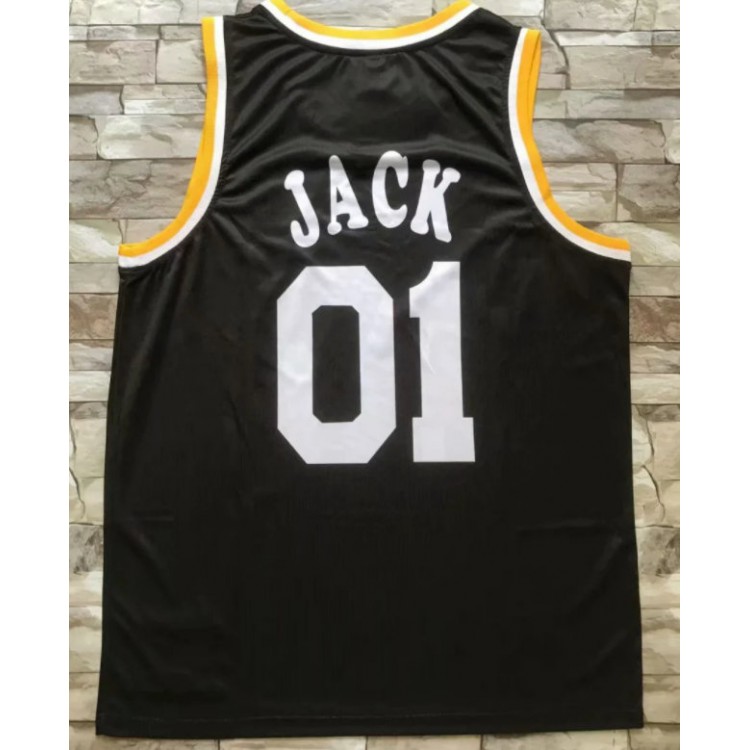 Maglia NBA 01 Jack Hoston rockets Nero Stampato