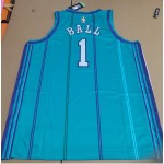 Maglia 1 Ball Charlotte Hornets 2023-24 Retro Verde