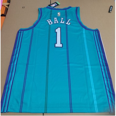 Maglia 1 Ball Charlotte Hornets 2023-24 Retro Verde