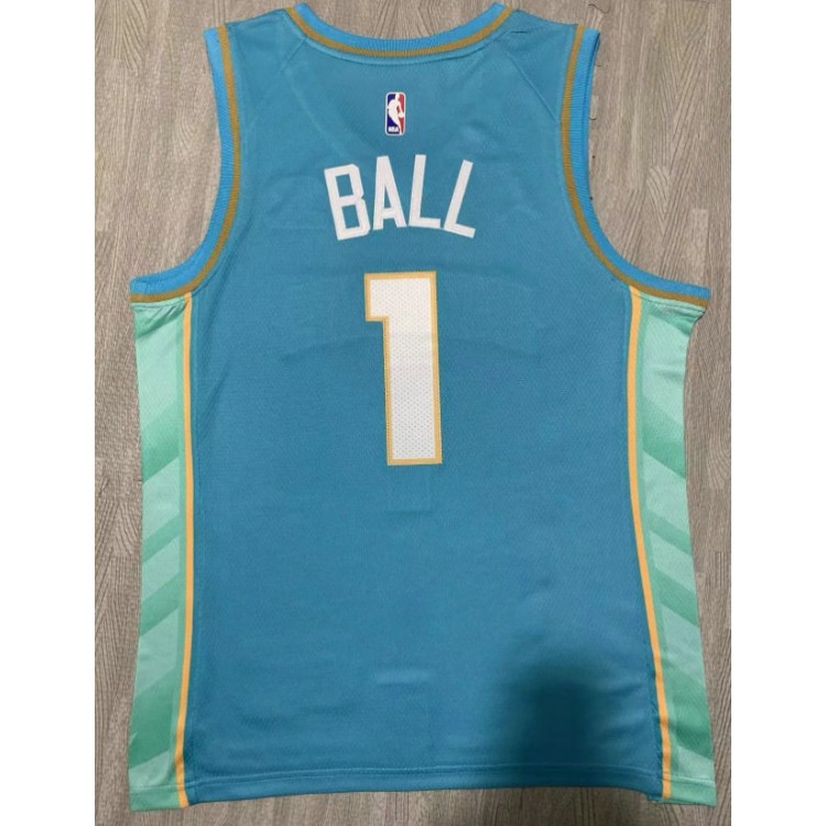 Maglia #1 Ball Charlotte Hornets 23-24 city Ricamato