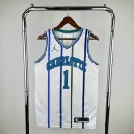 Maglia #1 Ball Charlotte Hornets Bianco