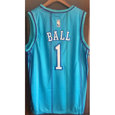 Maglia #1 Ball Charlotte Hornets Blu