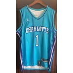 Maglia #1 Ball Charlotte Hornets Blu