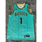 Maglia #1 Ball Hornets 20-21 Mint Verde Buzz City Stampato