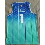 Maglia #1 Ball Hornets 21-22 city Blu con diamond logo