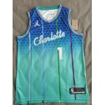 Maglia #1 Ball Hornets 21-22 city Blu con diamond logo