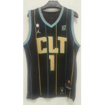 Maglia #1 Ball Hornets 22-23 city Nero Ricamato