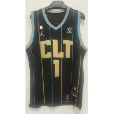 Maglia #1 Ball Hornets 22-23 city Nero Ricamato