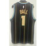 Maglia #1 Ball Hornets 22-23 city Nero Ricamato