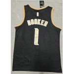 Maglia NBA 1 Booker Phoenix Suns 24-25 Nero Oro