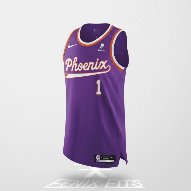 Maglia NBA 1 Booker Phoenix Suns Classic Away Viola