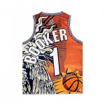 Maglia NBA 1 Booker Phoenix Suns Arancione Stampato